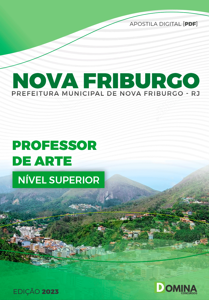 Apostila Pref Nova Friburgo RJ 2023 Professor Arte