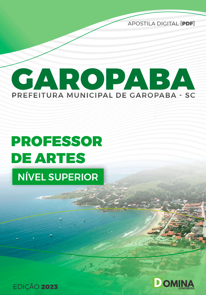Apostila Concurso Pref Garopaba SC 2023 Professor Artes
