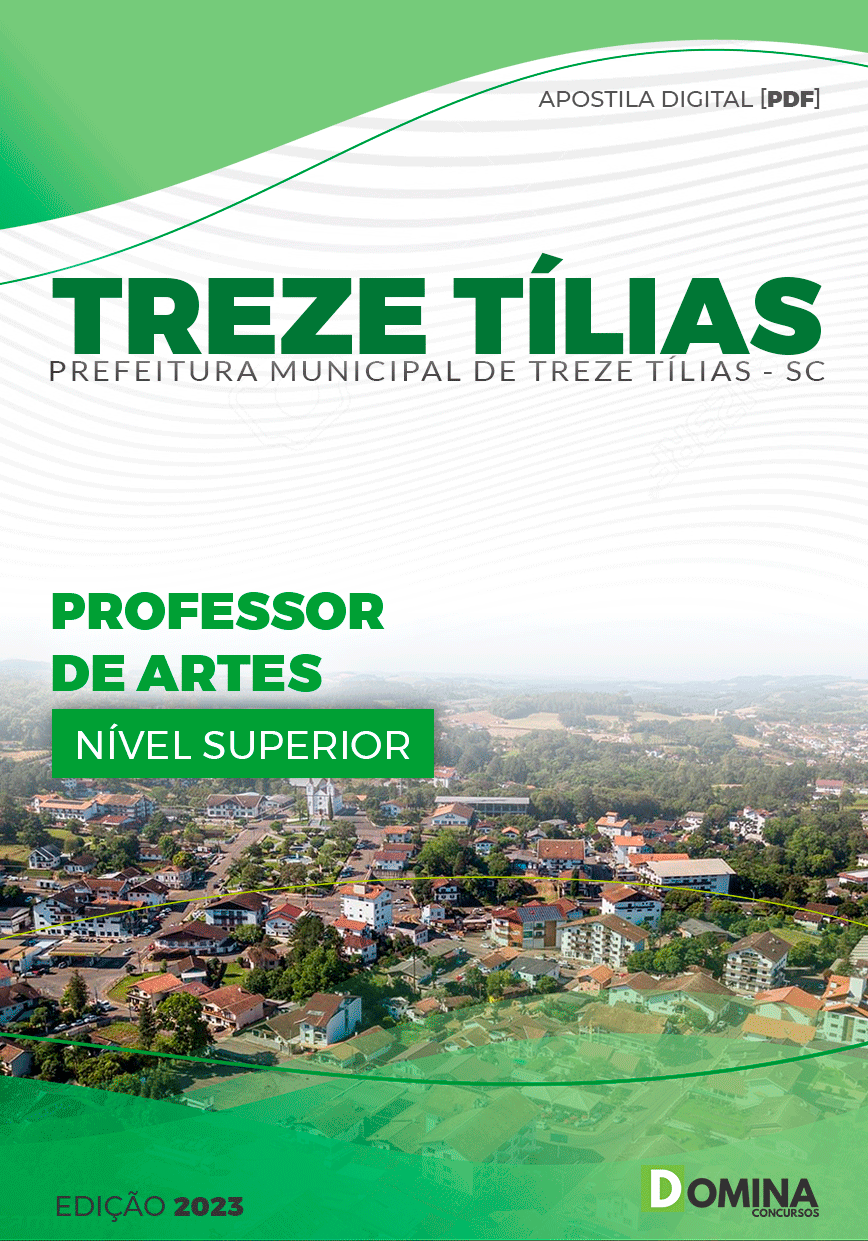 Apostila Pref Treze Tílias SC 2023 Professor Artes
