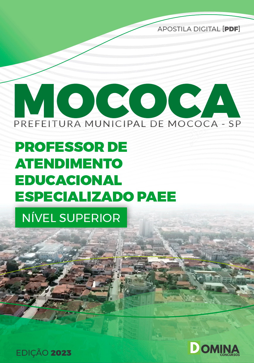 Pref Mococa SP 2023 Professor Atendimento Educacional PAEE