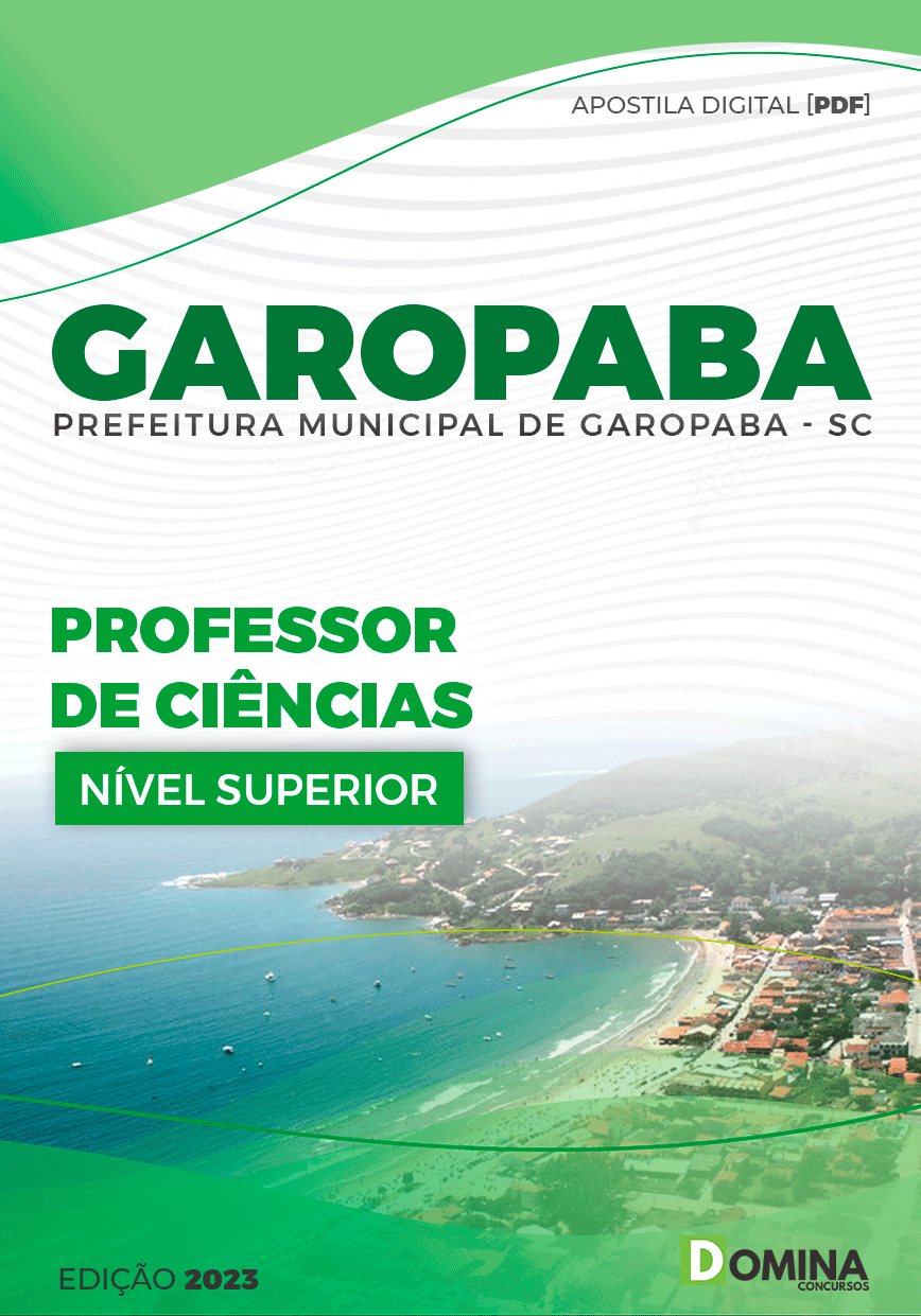 Apostila Concurso Pref Garopaba SC 2023 Professor Ciências