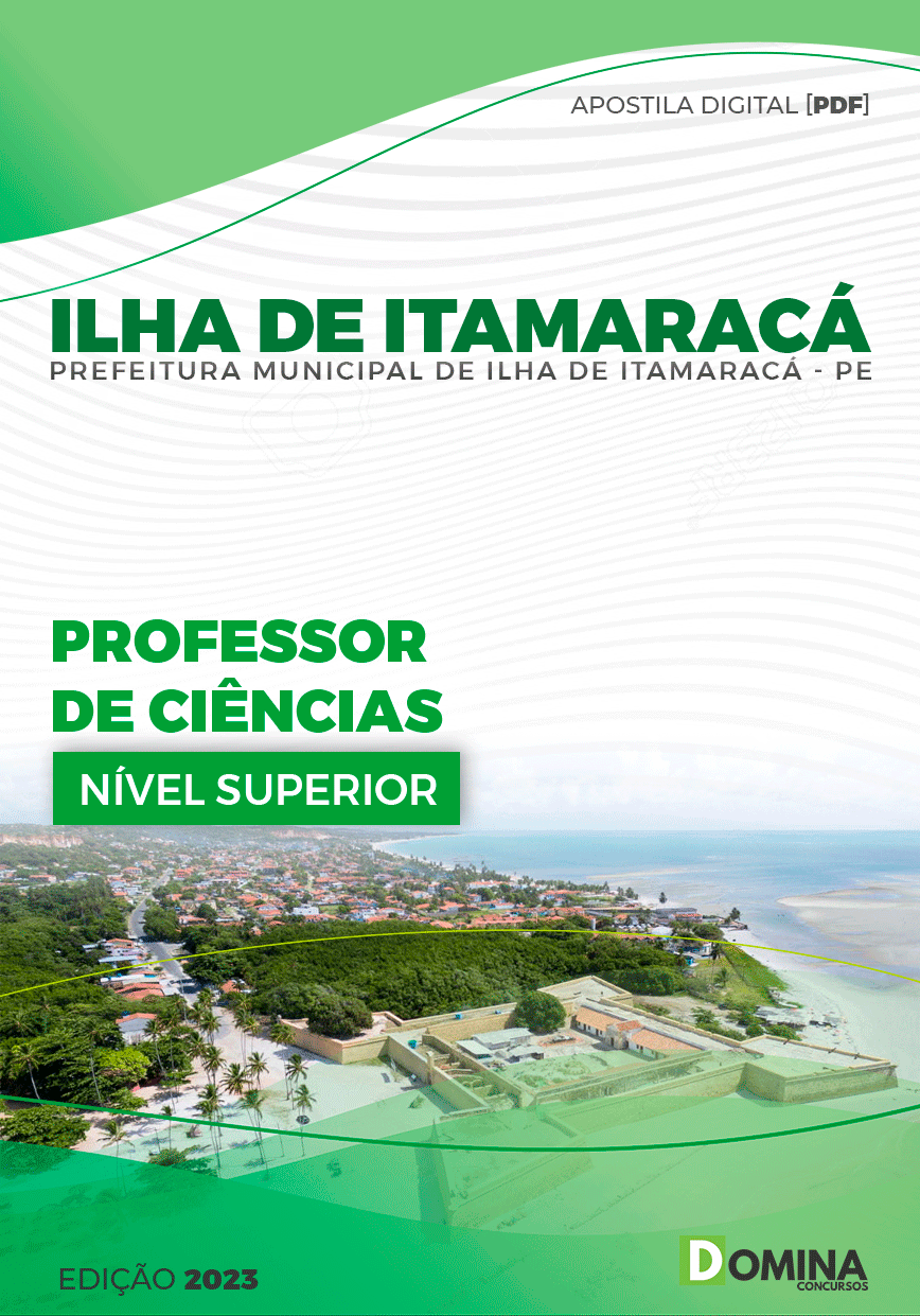 Apostila Câmara Ilha de Itamaracá PE 2023 Professor Ciências