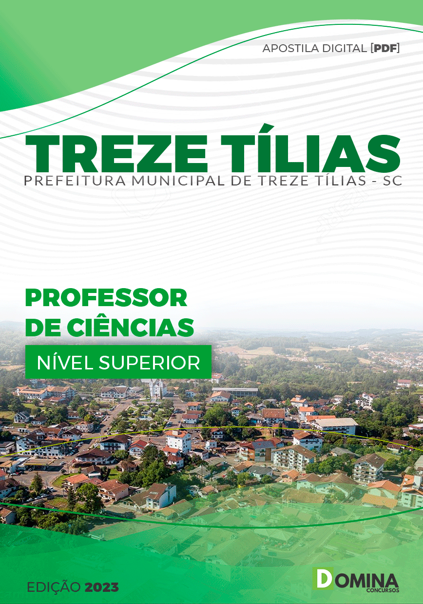 Apostila Pref Treze Tílias SC 2023 Professor Ciências