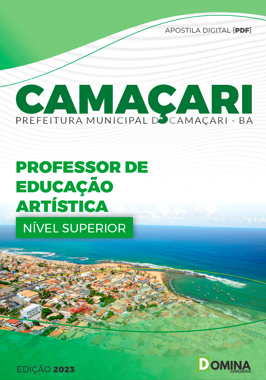 Apostila Pref Camaçari BA 2024 Professor Educação Artístico