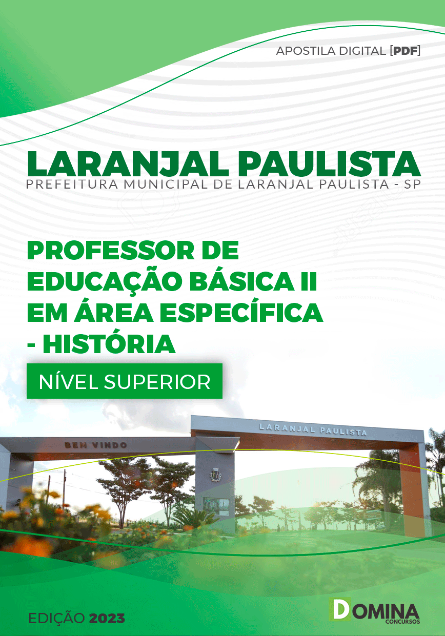 Apostila Pref Laranjal Paulista SP 2023 Professor II História
