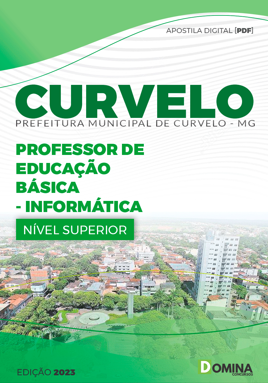 Apostila Concurso Pref Curvelo MG 2024 Professor Formação Informática