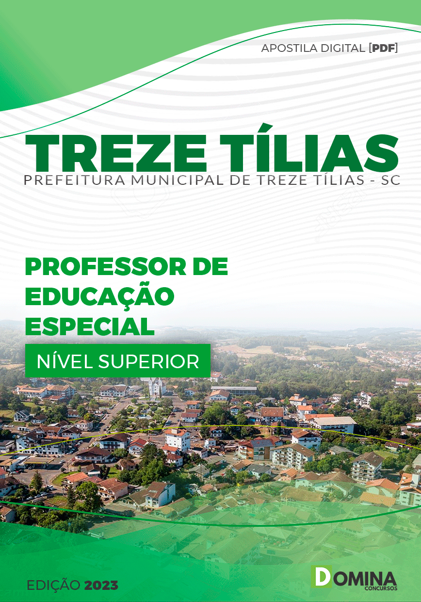 Apostila Pref Treze Tílias SC 2023 Professor Educação Especial