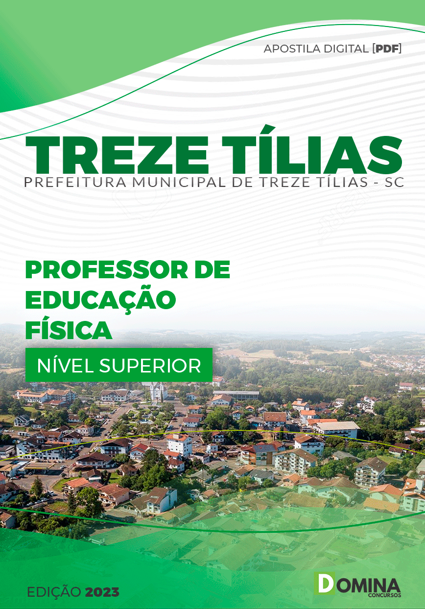 Apostila Pref Treze Tílias SC 2023 Professor Educação Física