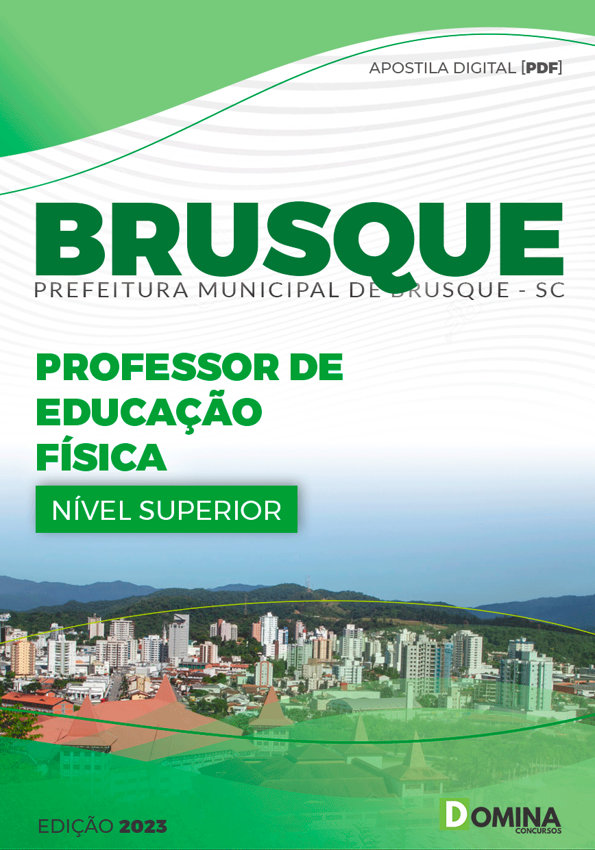 Apostila Pref Brusque SC 2023 Professor Educação Física