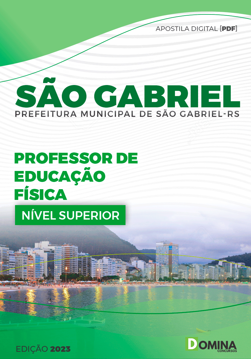 Apostila Pref São Gabriel RS 2023 Professor Educação Física
