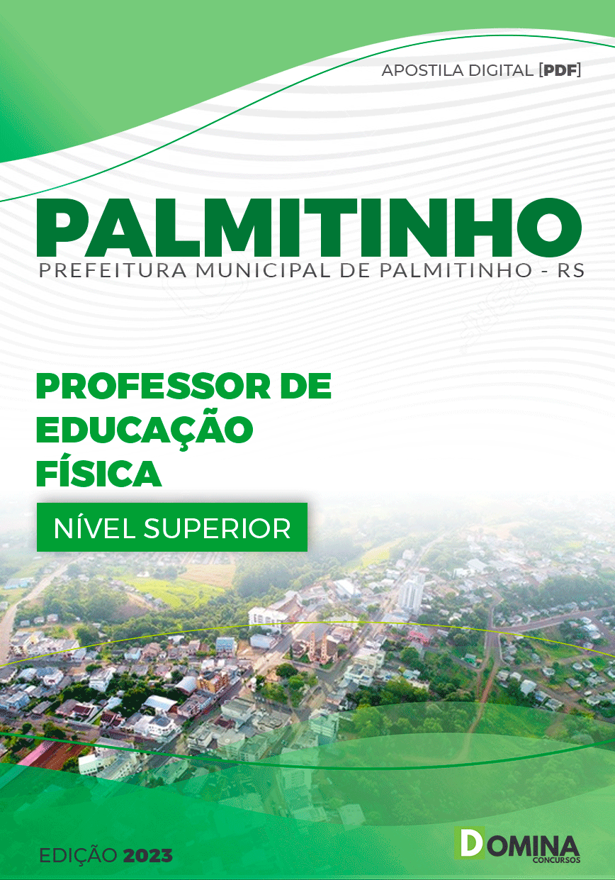 Apostila Pref Palmitinho RS 2023 Professor Educação Física