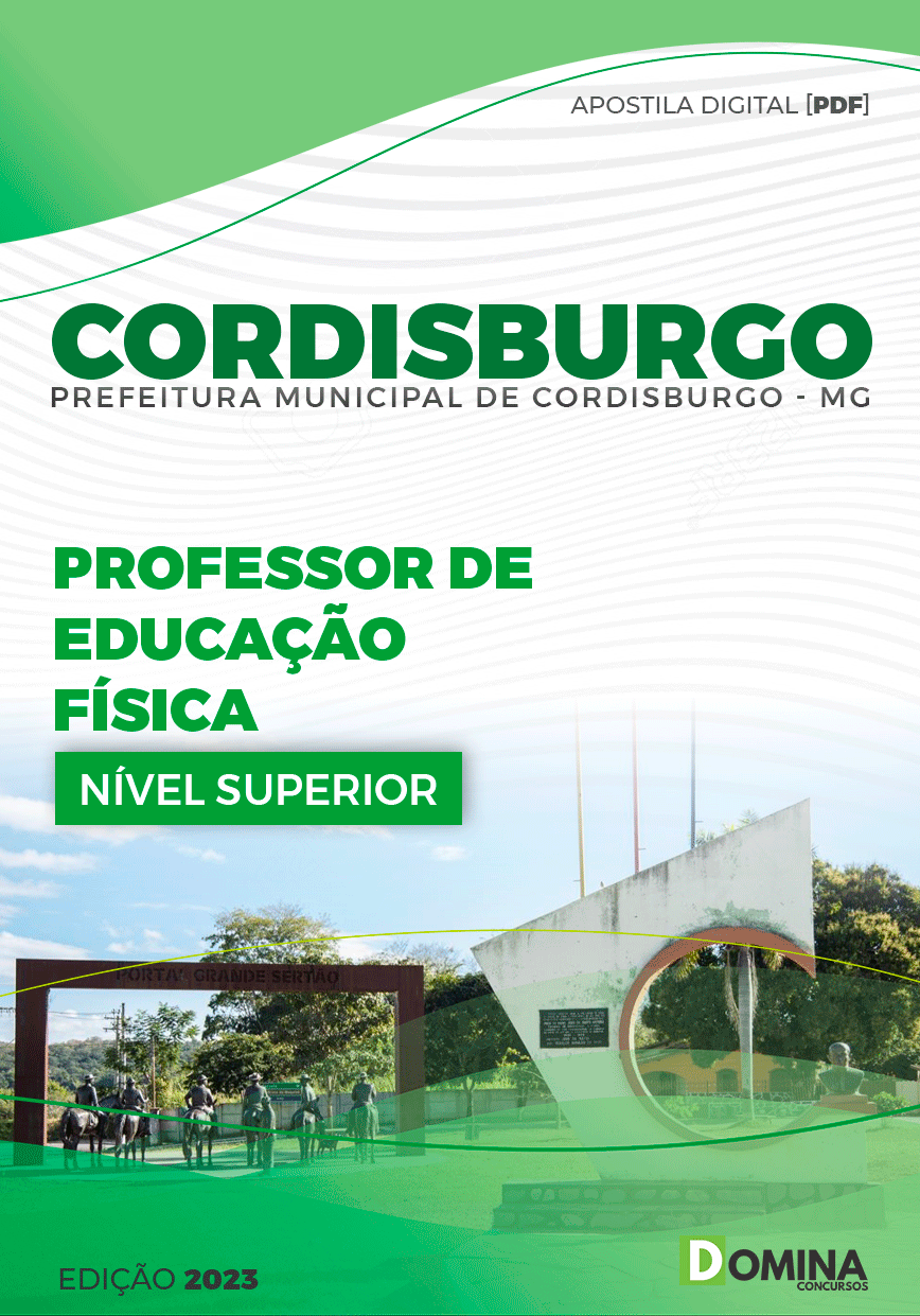 Apostila Pref Cordisburgo MG 2024 Professor Educação Física