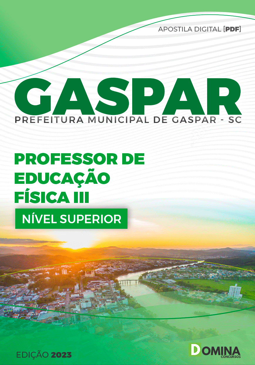 Apostila Pref Gaspar SC 2023 Professor Educação Física