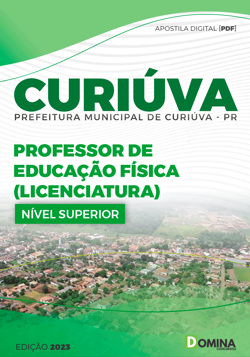 Apostila Pref Curiúva PR 2023 Profissional Educação Física