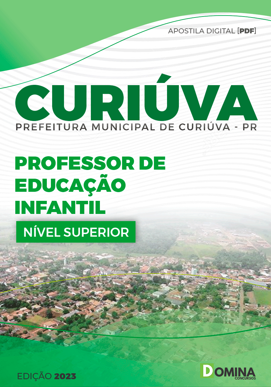 Apostila Concurso Pref Curiúva PR 2023 Professor Educação Infantil