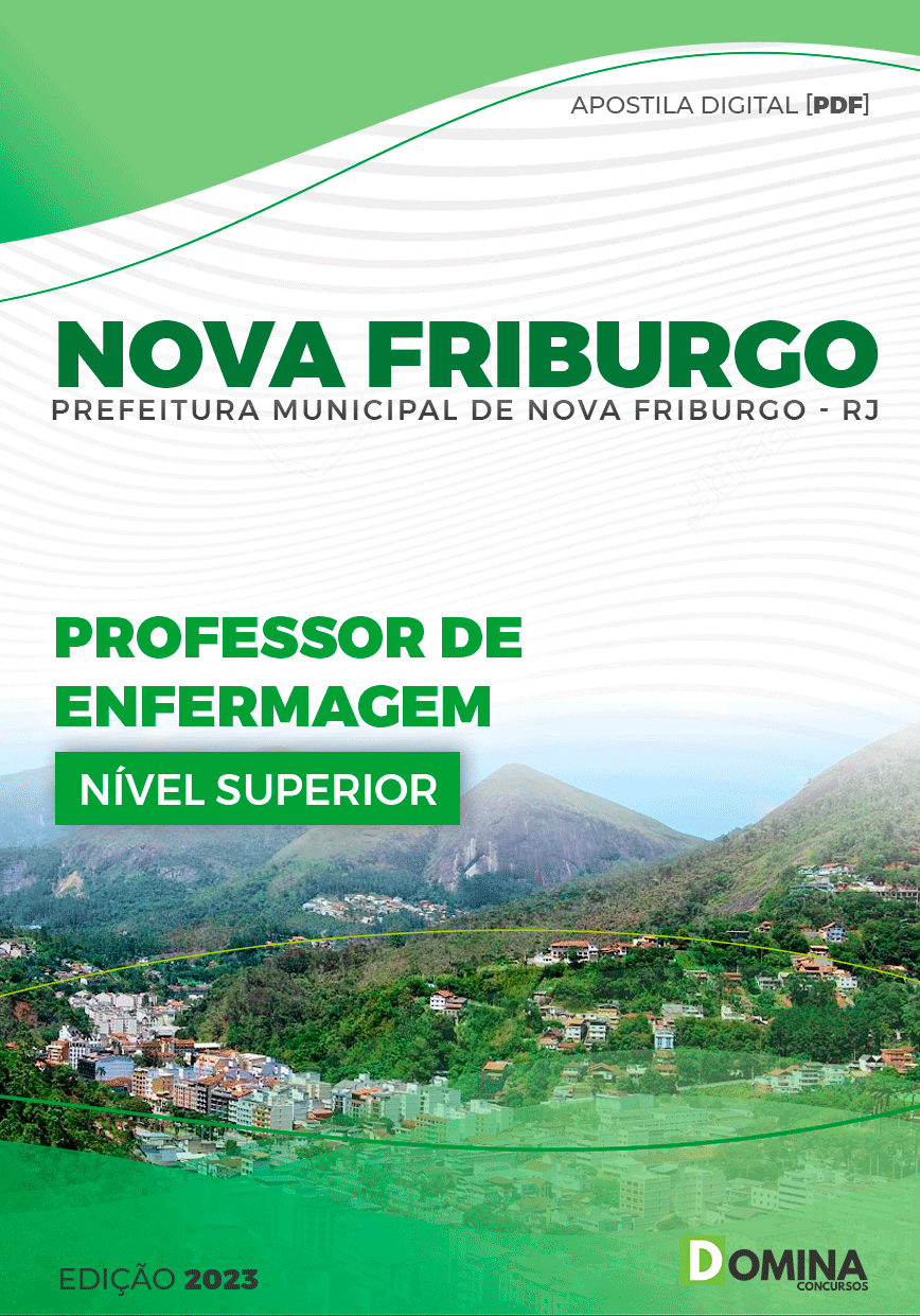 Apostila Pref Nova Friburgo RJ 2023 Professor Enfermagem