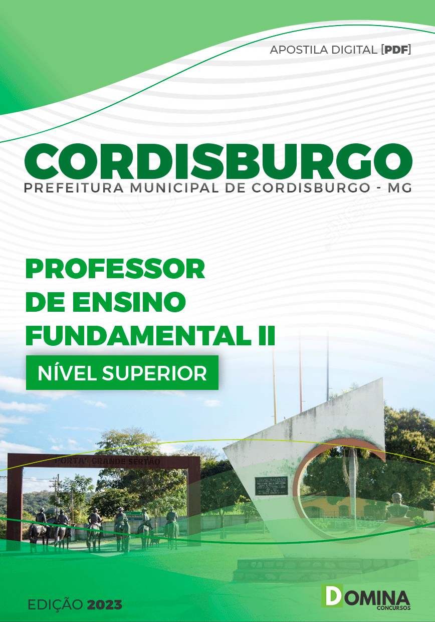 Apostila Pref Cordisburgo MG 2024 Professor Ensino Fundamental II