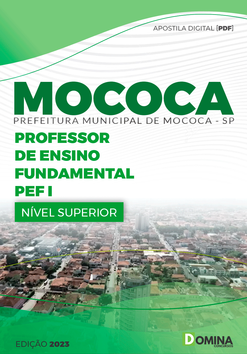 Apostila Pref Mococa SP 2023 Professor Ensino Fundamental PEF