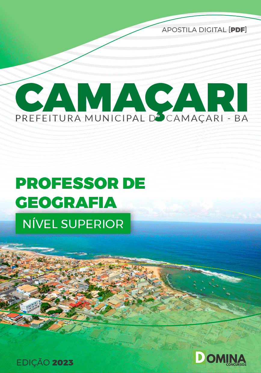 Apostila Pref Camaçari BA 2024 Professor Geografia