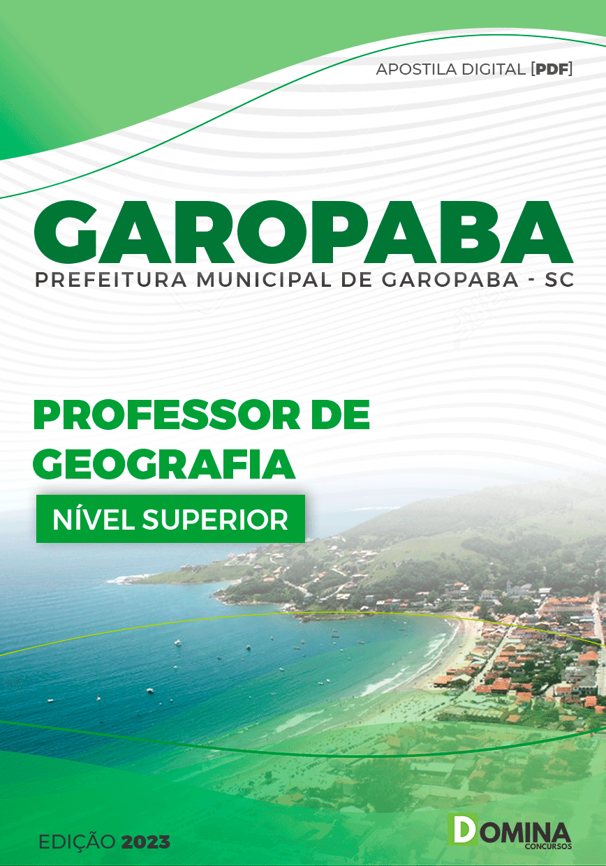 Apostila Concurso Pref Garopaba SC 2023 Professor Geografia