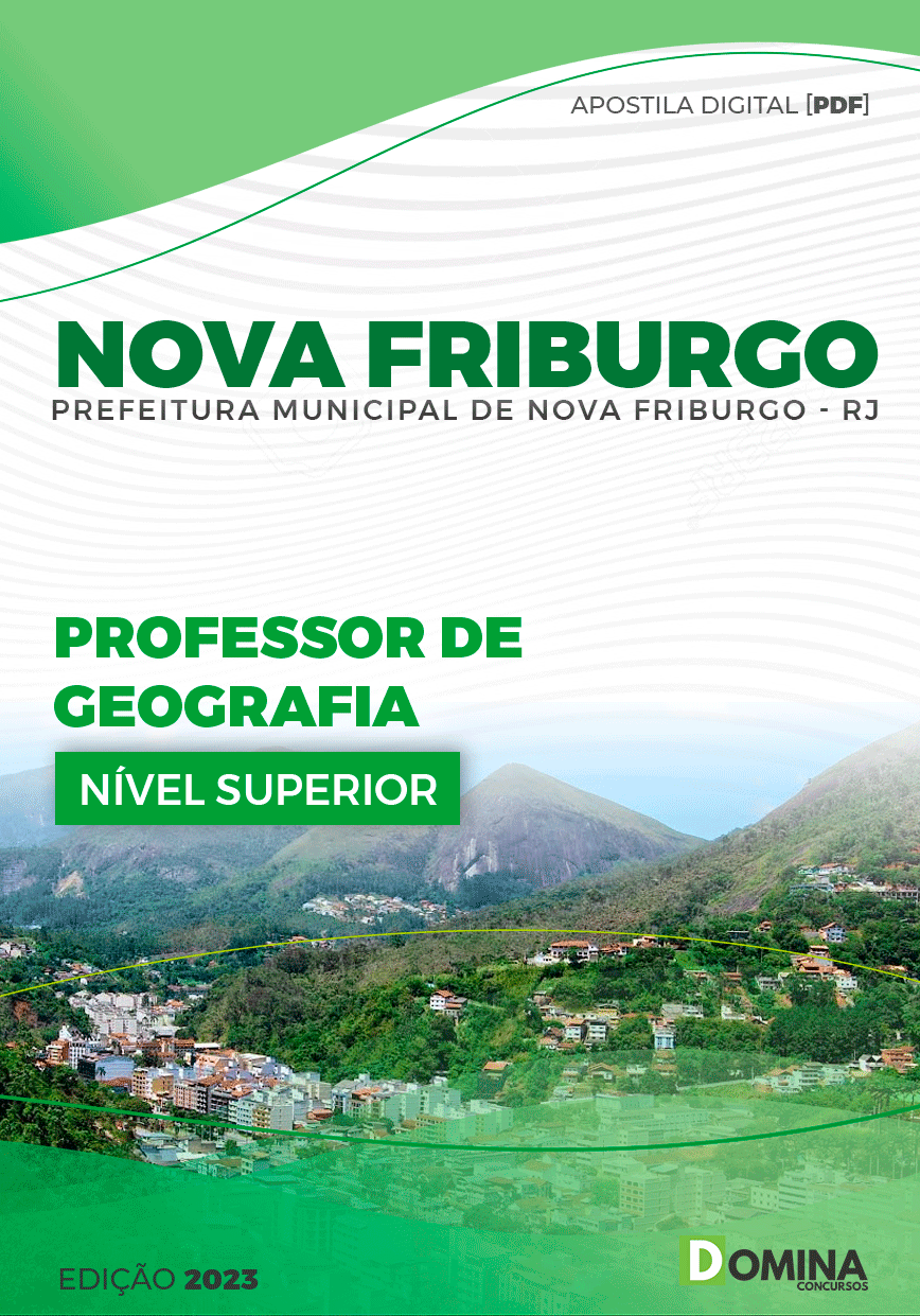 Apostila Pref Nova Friburgo RJ 2023 Professor Geografia