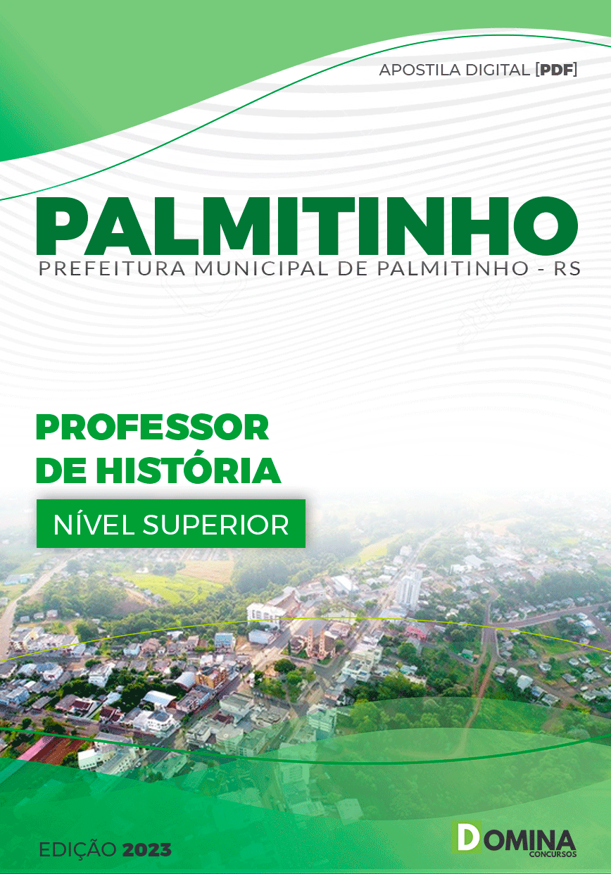 Apostila Pref Palmitinho RS 2023 Professor História