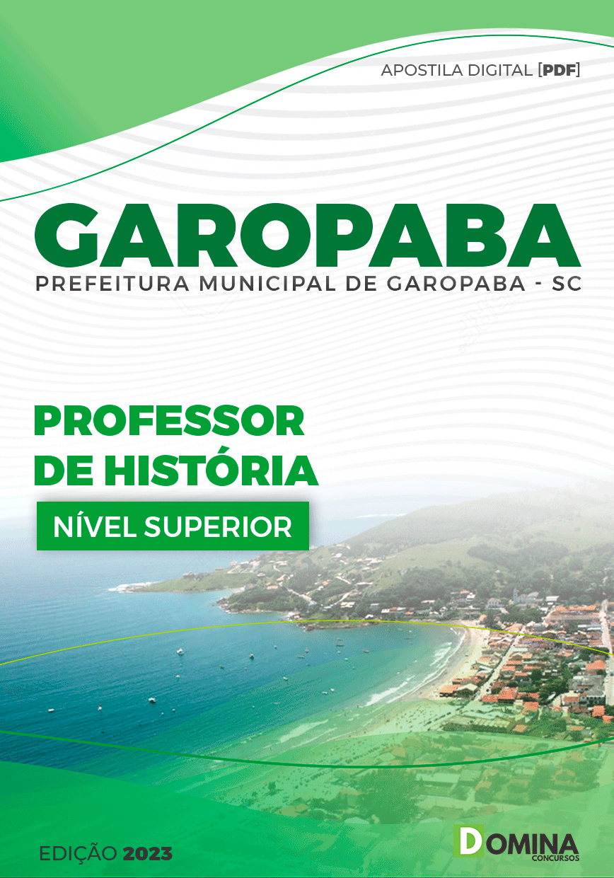 Apostila Concurso Pref Garopaba SC 2023 Professor História