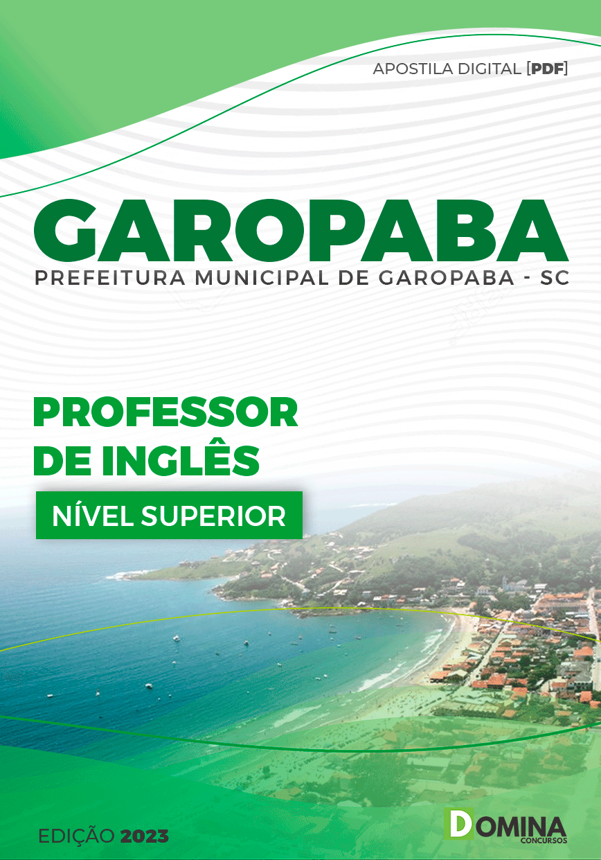 Apostila Concurso Pref Garopaba SC 2023 Professor Inglês