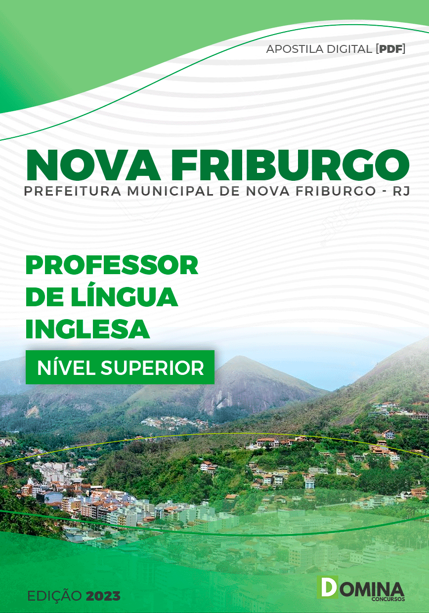 Apostila Pref Nova Friburgo RJ 2023 Professor Língua Inglesa