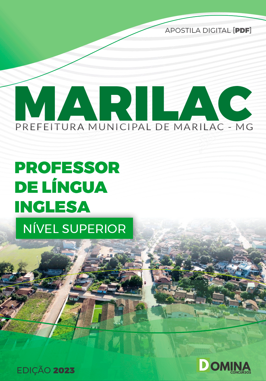 Apostila Pref Marilac MG 2023 Professor Língua Inglesa