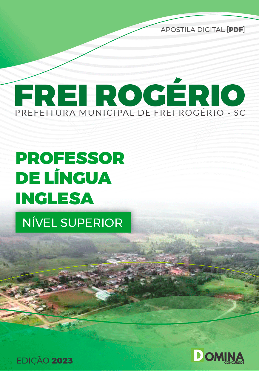 Apostila Pref Frei Rogério SC 2023 Professor Língua Inglesa