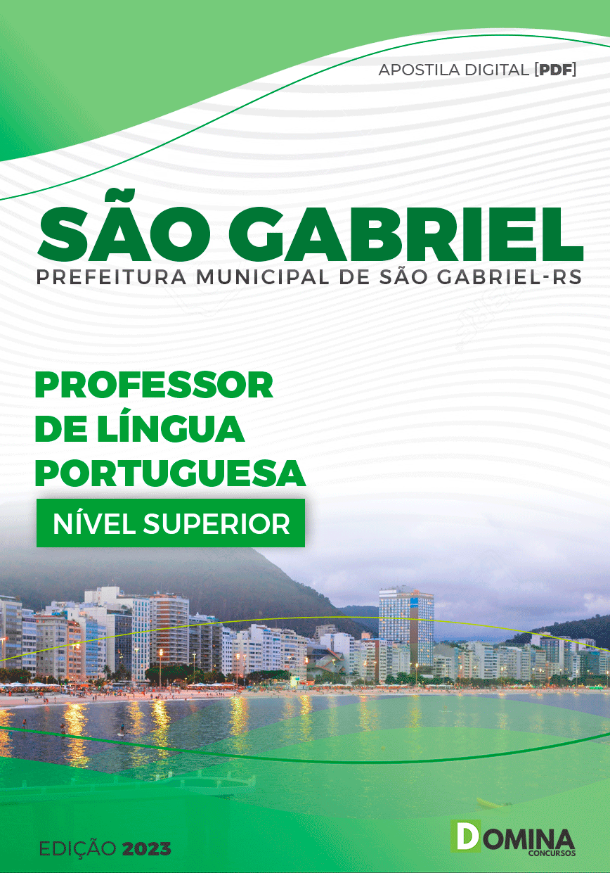 Apostila Pref São Gabriel RS 2023 Professor Língua Portuguesa