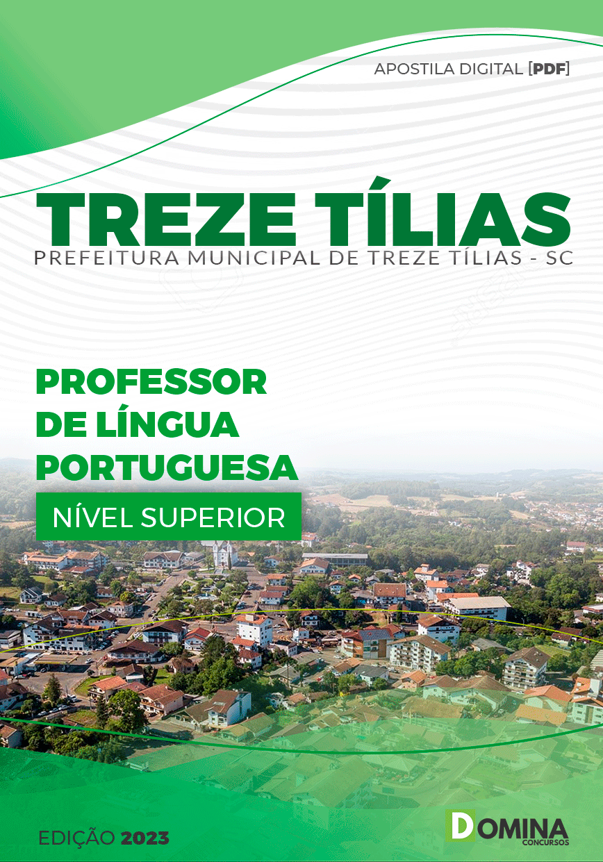 Apostila Pref Treze Tílias SC 2023 Professor Língua Portuguesa
