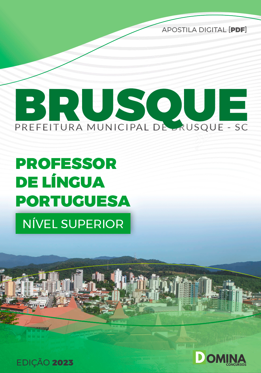 Apostila Pref Brusque SC 2023 Professor Língua Portuguesa