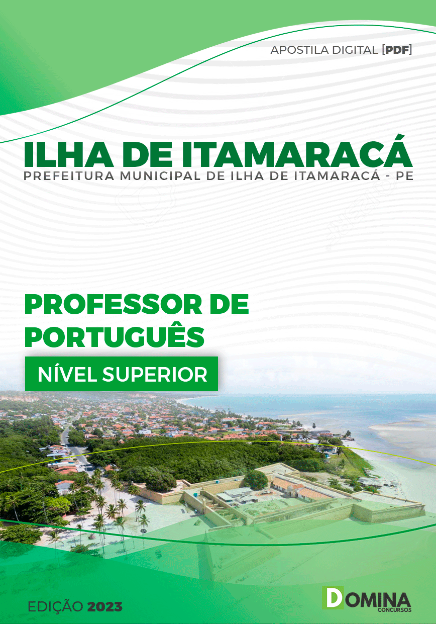 Apostila Câmara Ilha de Itamaracá PE 2023 Professor Português