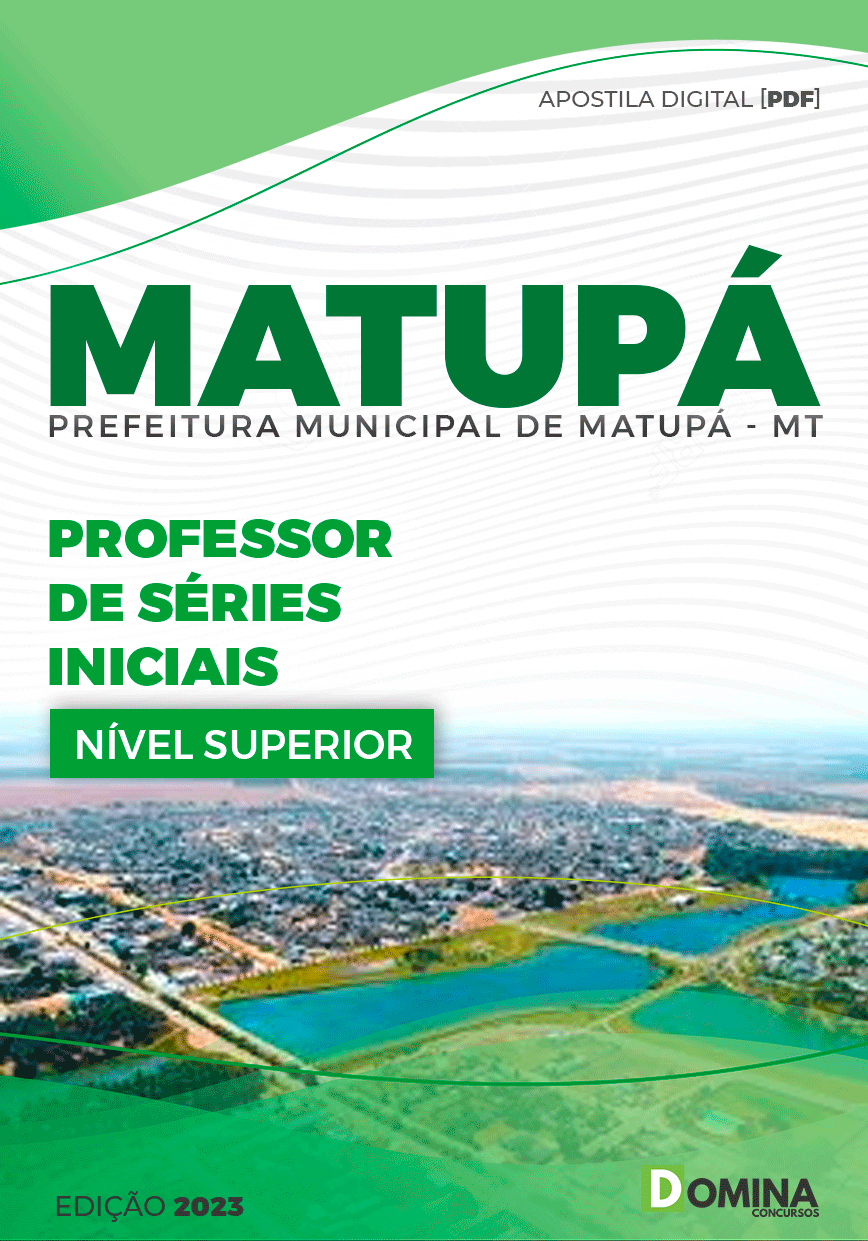 Apostila Pref Matupá MT 2023 Professor Séries Iniciais