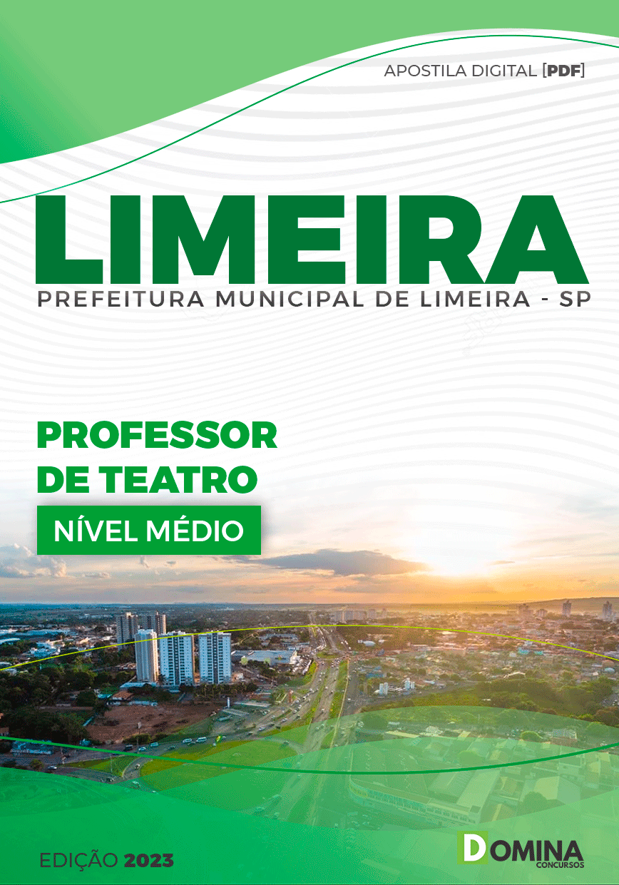 Apostila Concurso Pref Limeira SP 2023 Professor Teatro