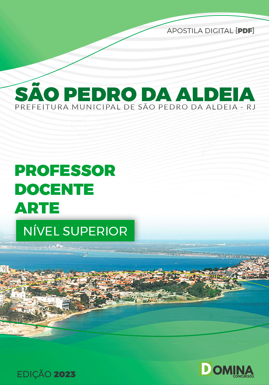 Pref São Pedro da Aldeia RJ 2023 Professor Docente Arte