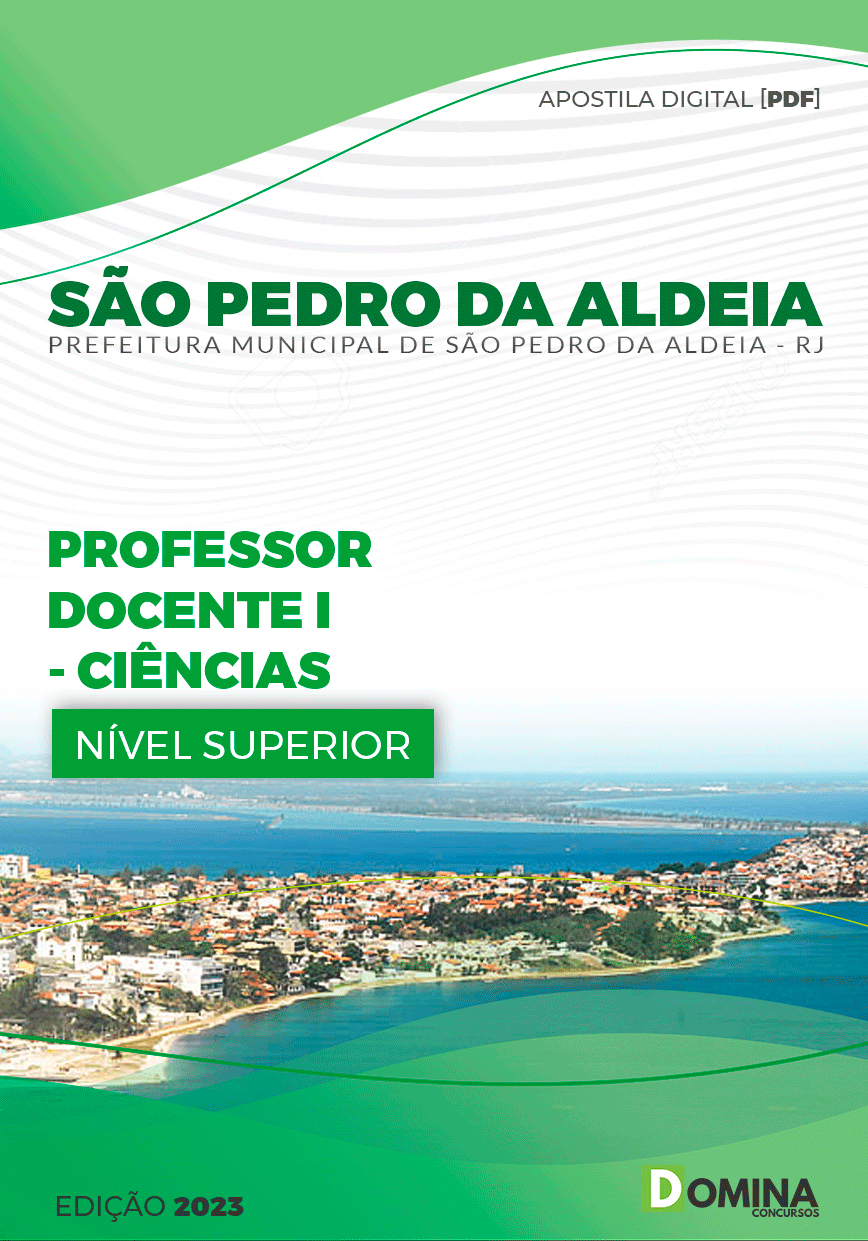 Pref São Pedro da Aldeia RJ 2023 Professor Docente I Ciências