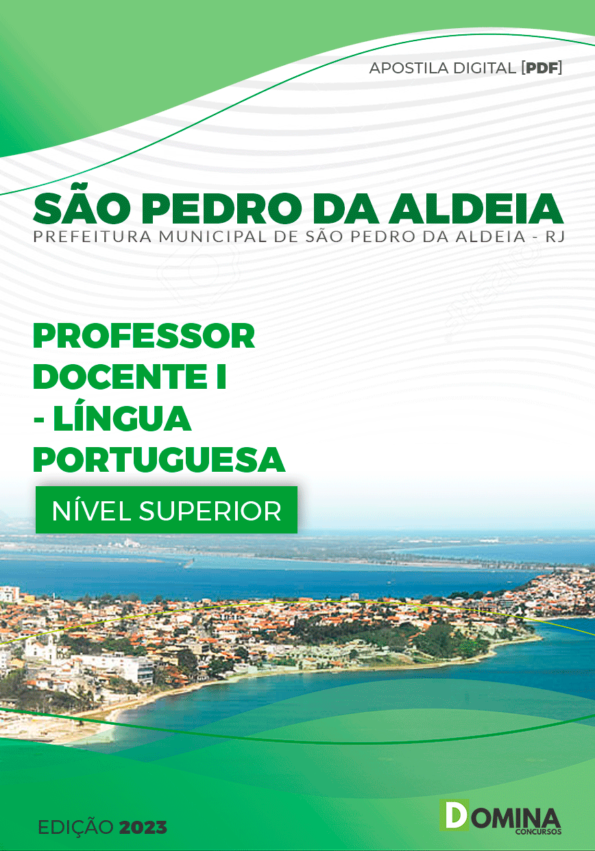 Pref São Pedro da Aldeia RJ 2023 Prof Doc I Língua Portuguesa