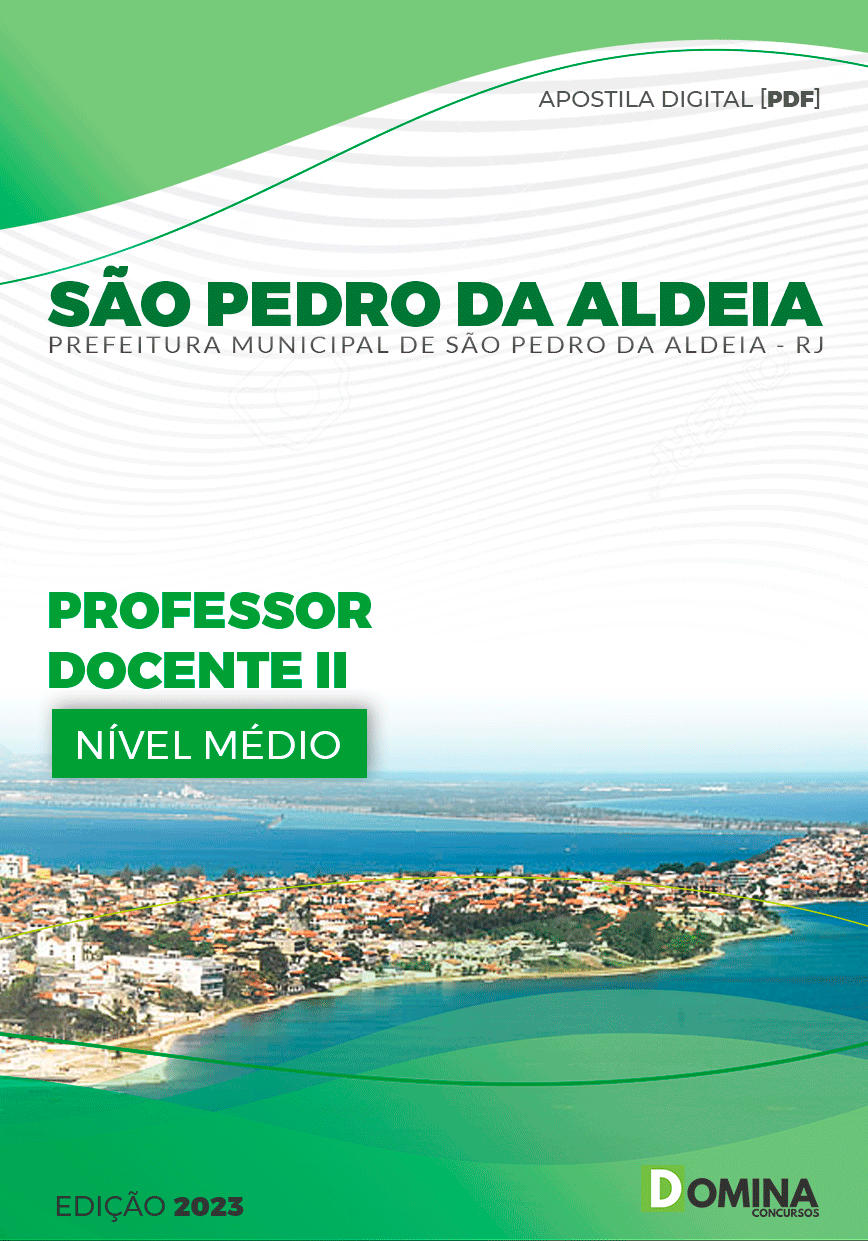 Pref São Pedro da Aldeia RJ 2023 Professor Docente II