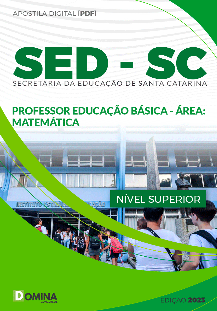 Apostila SED SC 2023 Prof Educação Básica Matemática
