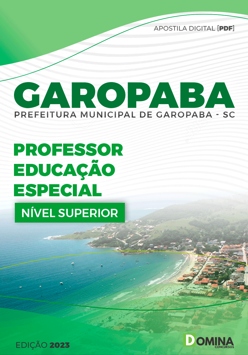 Apostila Pref Garopaba SC 2023 Professor Educação Especial