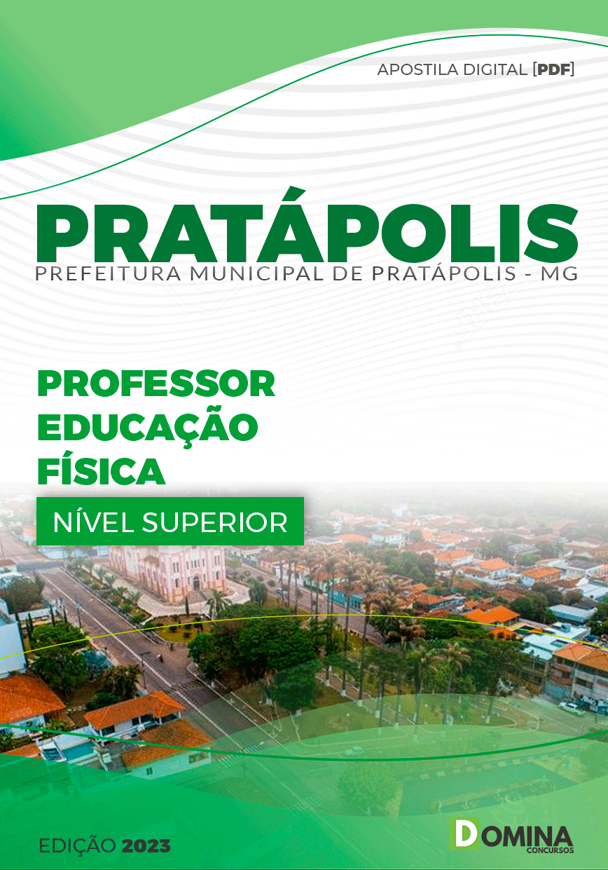 Apostila Pref Pratápolis MG 2023 Professor Educação Física