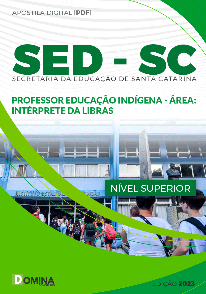 Apostila SED SC 2023 Prof Ed Indígena Intérprete LIBRAS