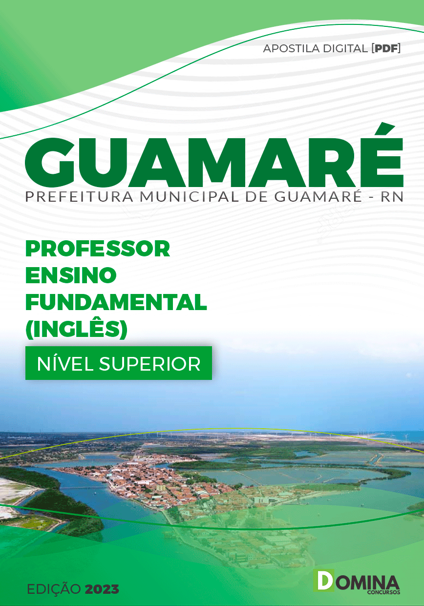 Apostila Pref Guamaré RN 2023 Professor Ensino Fund Inglês