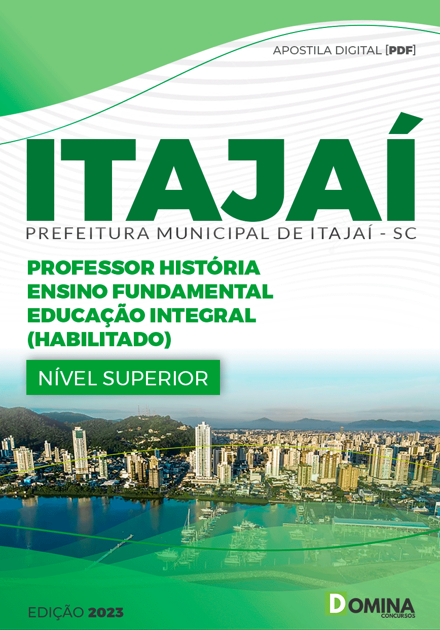 Apostila Pref Itajaí SC 2023 Professor História EJA