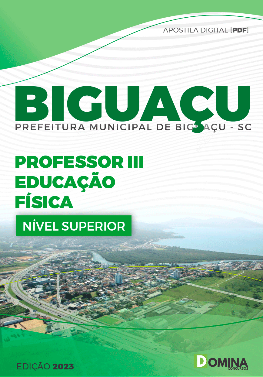 Apostila Pref Biguaçu SC 2023 Professor III Educação Física