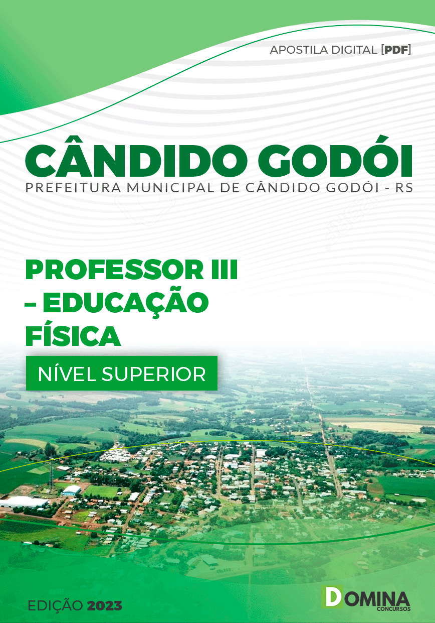 Apostila Pref Cândido Godói RS 2023 Professor III Educação Física