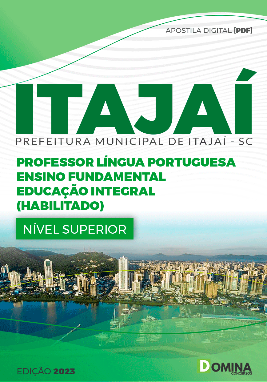 Apostila Pref Itajaí SC 2023 Professor Língua Portuguesa EJA